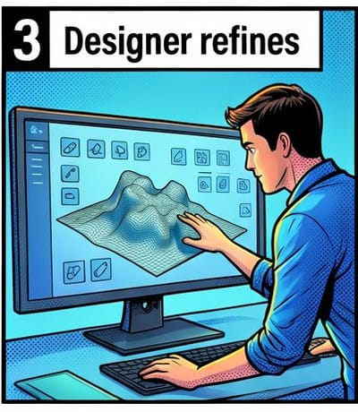 Step 3 — Designer refines