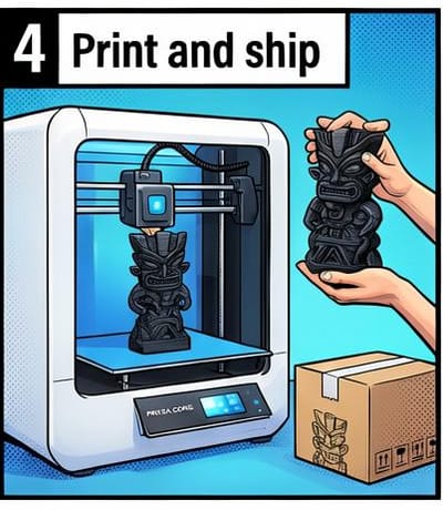 Step 4 — Print and ship